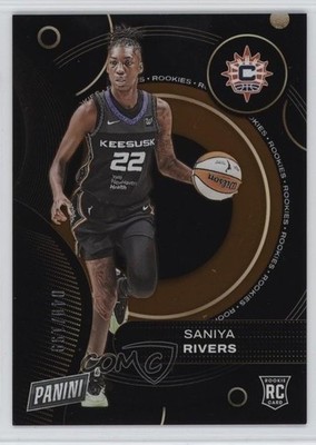 2025 Panini WNBA Player of the Day Rookies Orange /199 Saniya Rivers RC 10no