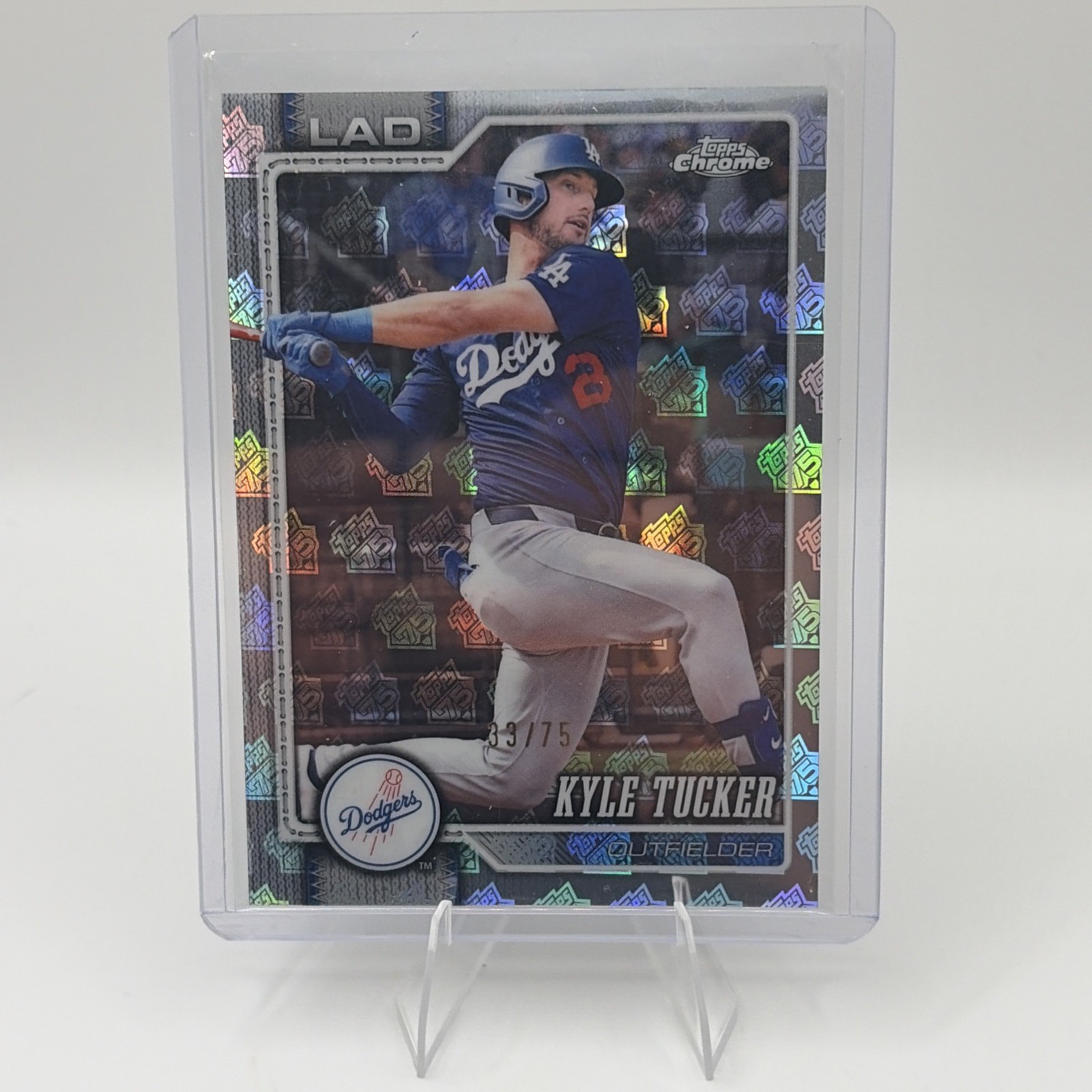 2026 Topps Chrome Kyle Tucker 75th Refractor 33/75 Los Angeles Dodgers