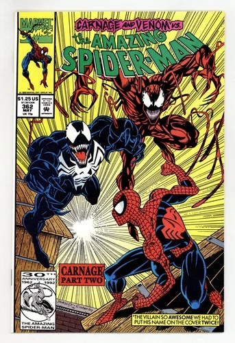 Amazing Spider-Man #362A 1st Printing NM 9.4 1992