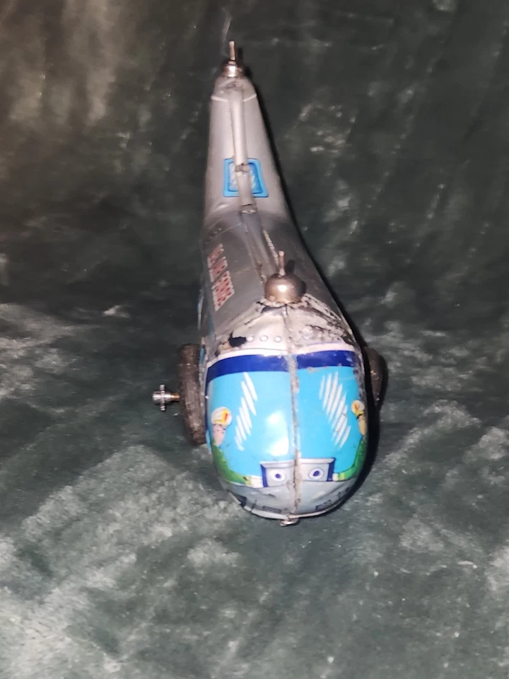 De colección Cuerda Piasecki Hup-2 Fuerza Aérea de los Estados Unidos Marina Lito Helicóptero Juguete de Lata Raro Foto 4 de 4