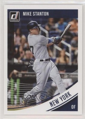 2018 Panini Donruss Variations Blank Back Giancarlo Stanton (Mike Stanton) 3e3