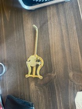 Vintage Lyre Shape Brass Marching Band Sheet Music Holder/ Clip Trumpet Trombone