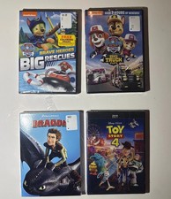 4 DVD’s SEALED NEW • (2) Paw Patrol, Toy Story 4 & How To Train Your Dragon