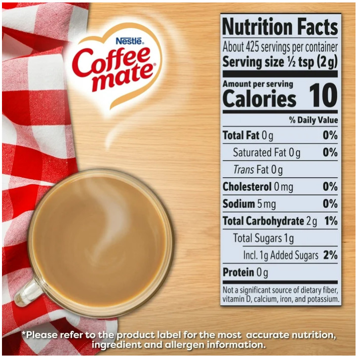 Nestle Coffee mate French Vanilla Powder Coffee Creamer, 30 oz