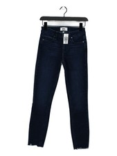 Paige Women's Jeans W 25 in Blue Cotton with Polyester, Spandex Skinny