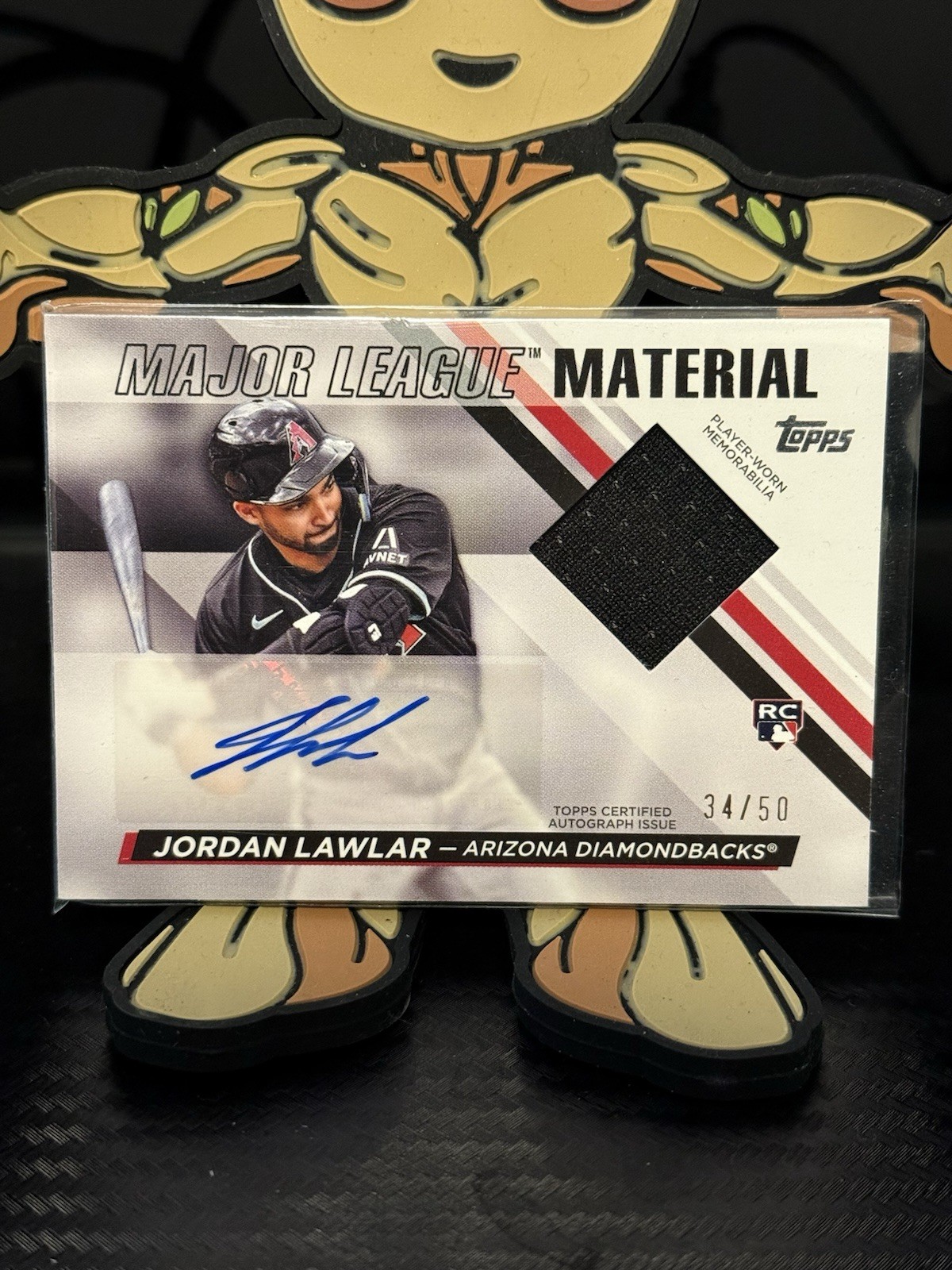 2024 Topps Update Series - Major League Material Jordan Lawlar Auto /50 #MLMU-JL