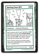 Starting Town NPC (NM) MB2 Playtest MB2PC Magic MTG