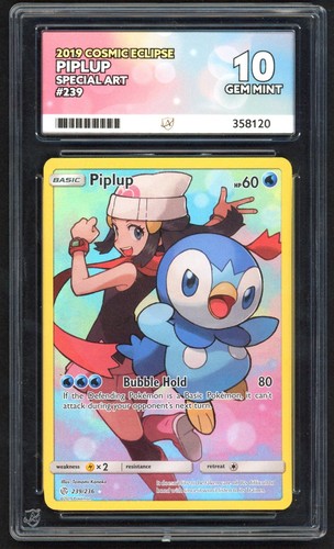 Piplup graded ACE 10 for sale on eBay
