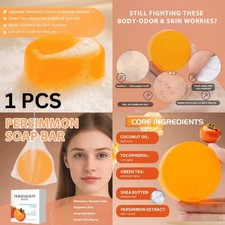 Persimmon Soap Bar for body Odor persimmon and Green tea Extract For Men & Women