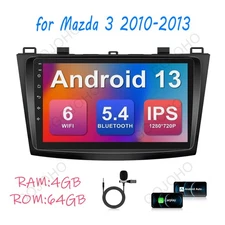 NHOPEEW 9” Android13 Stereo For Mazda 3 2009-2013 CarPlay Android Auto GPS WiFi