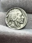 1913 Type 1 Higher Grade Near Full Horn Buffalo Nickel -  Better Date US Coin!