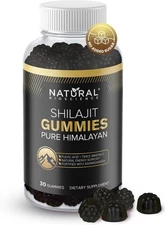 Himalayan Shilajit Gummies 800mg - Magnesium Ashwagandha Zinc Fulvic Acid