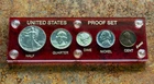 1941 US Proof Set Capital Plastic Holder - Walking Liberty, Washington, Mercury