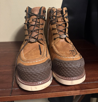 BRUNT Marin BRUNT Toe Men's Work Boots 14M Brown Lace-Up Electrical Hazard