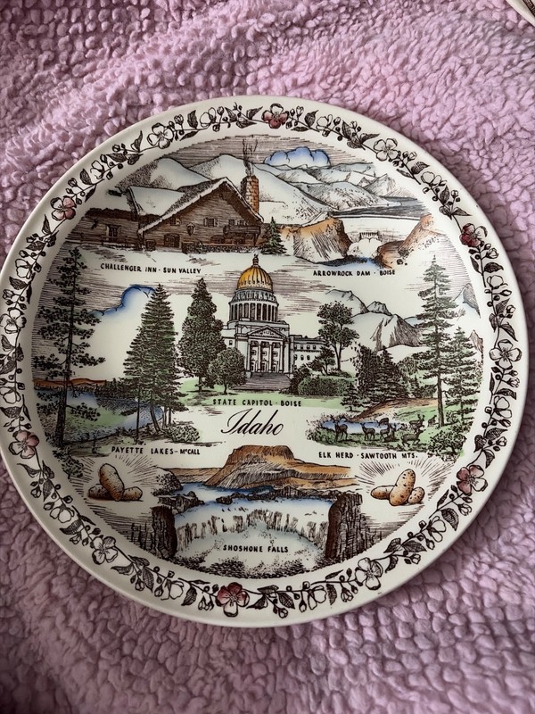 Vernon Kilns Idaho Plate