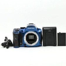 PENTAX K-30 Crystal Blue DSLR Camera 16MP Dustproof Waterproof Body