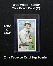 Wee Willie Keeler 1978 Dover Reprint T206 Piedmont 350 Cigarette _Exact Card (C)