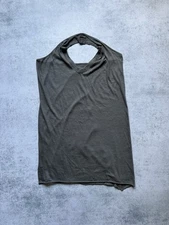 RARE RICK OWENS RELEASE S/S10 ASYMMETRICAL AVANT-GARDE TANK TOPS MAINLINE WOMENS