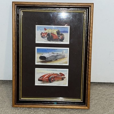 1938 Speed Series Wills s Cigarette Cards Frame Mormon Meteor Wind Thunderbolt