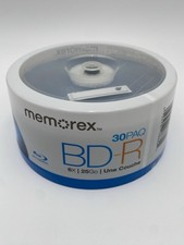 Memorex BD-R Blu-ray 25GB 6x Single Layer Recordable 30-Pack Spindle