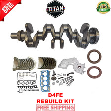 HYUNDAI KIA I40 TUCSON 2.0l CRDI DIESEL D4FE/D CRANKSHAFT+REBUILD PARTS