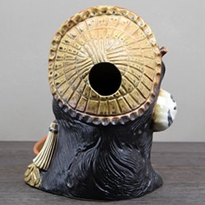 Shigaraki Ware Tanuki Statue No.9 Lucky Rake (Ceramic)