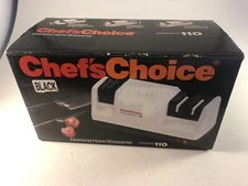 Chef's Choice Knife Sharpener Diamond Hone 110 Black w/ Box & Manual