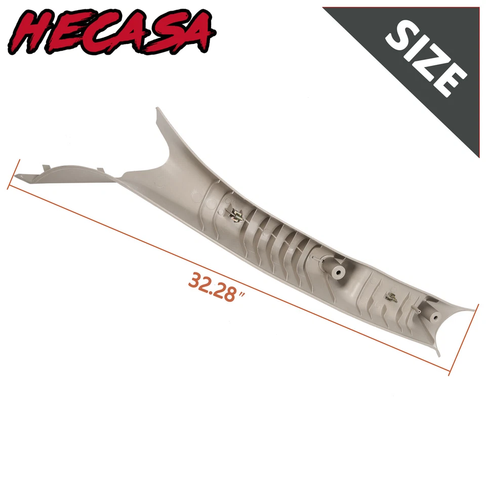 For 03-10 Dodge Ram RH Passenger Pull Grab Handle A Pillar Windshield Post Trim Foto 3 de 4