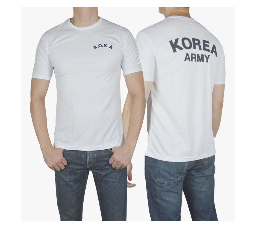 【レア品 KOREA ARMY】로카티 韓国軍 TシャツR.O.K.A. Korean Army ROKA T-Shirt | Korea Army Tactical Military Top