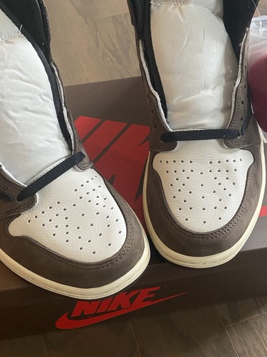 Air Jordan 1 Retro High Travis Scott Nike CD4487-100 Mocha 100% Authentic - 第 7/8 張圖片