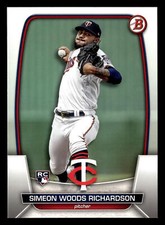 Simeon Woods Richardson 2023 Bowman #95 Minnesota Twins Rookie BUY3GET1FREE