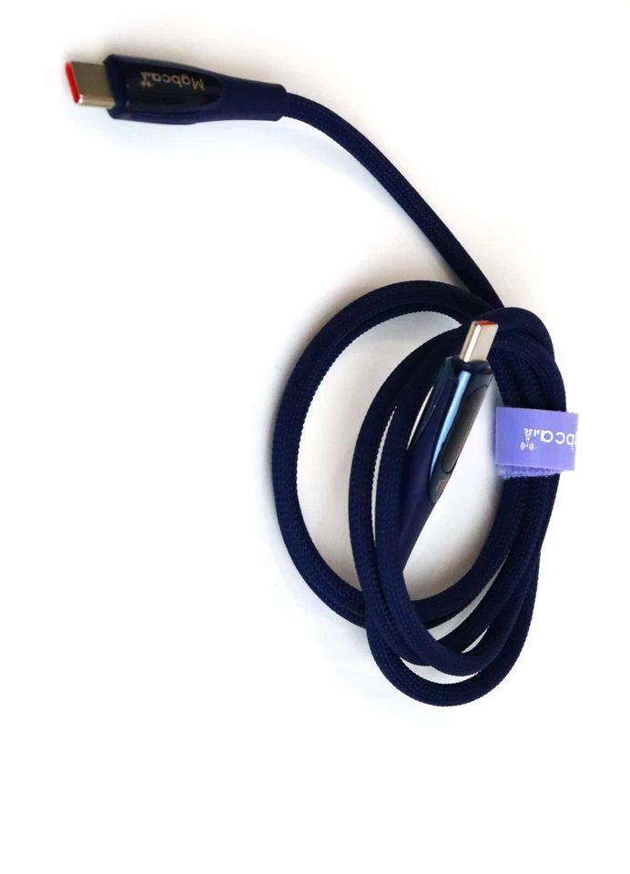 Mgbca Sonic Fast Charge USB-C Cable For Galaxy S25+ S24/S23+ Plus, 100W Display - Image 4 of 4