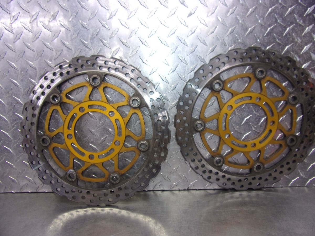 789 A KAWASAKI NINJA ZX 636 2006 OEM FRONT RIGHT & LEFT ROTOR (TWO