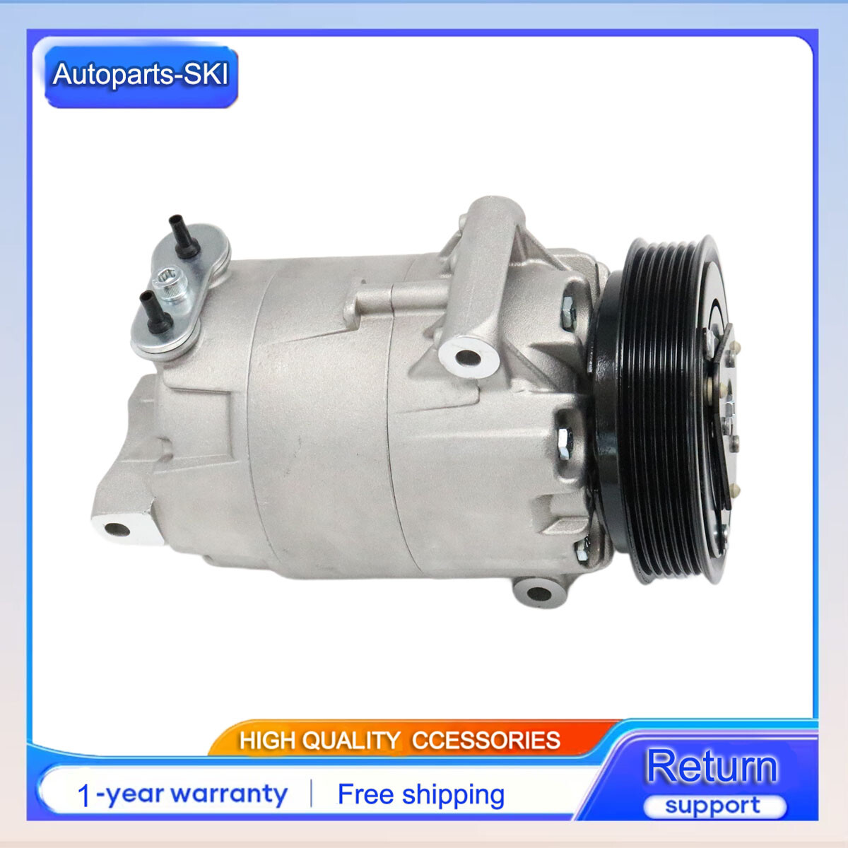 Fit Ferrari F430 Maserati Quattroporte Gran Turismo 4.7L 4.2L AC Compressor Pump