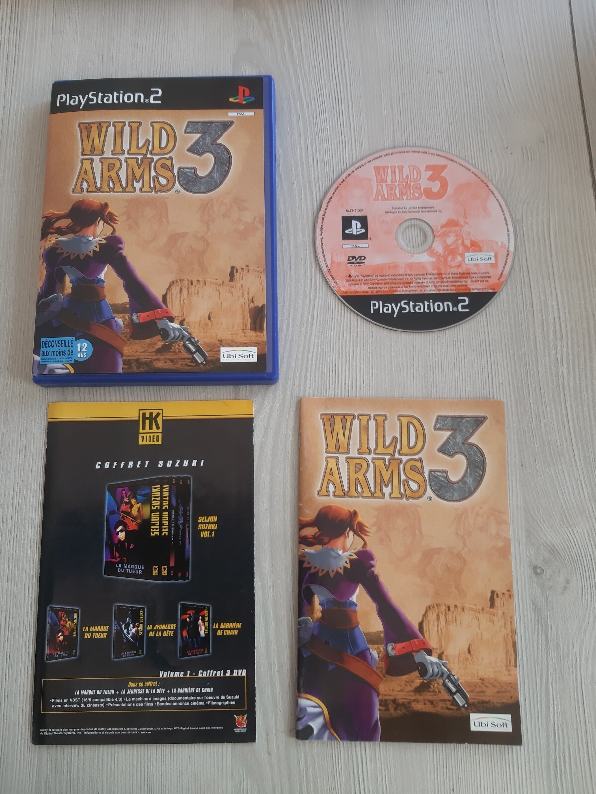 WILD ARMS 3 sur PS2 - PLAYSTATION 2 ( Complet) EDITION FRANCAISE RARE -BIEN LIRE