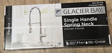 Glacier Bay Paulina Single-Handle Spring Neck Pull Down Sprayer Kitchen Faucet