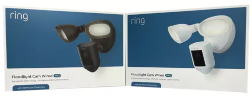 Ring Floodlight Cam Wired Pro with Bird’s Eye View & 3D Motion Detection 