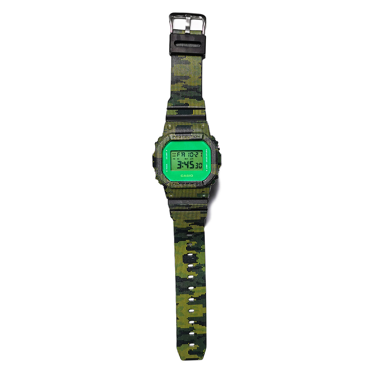 G-Shock DW-5600 Custom Designed Laser Dotted Camo Green G-Shock DW-5600 Custom Designed Laser Dotted Camo Green