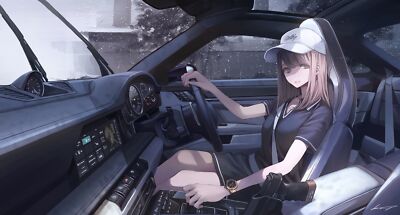 Anime girls digital art artwork 2d portrait koh car Play Gaming Mat Desk