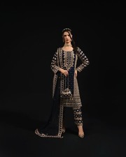 Readymade women sharara plazzo kurti pant Indian salwar kameez suit designer eid