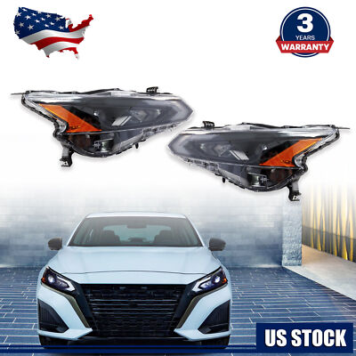 Projector Full LED Headlights Headlamps For 2023 2024 Nissan Altima Left&Right