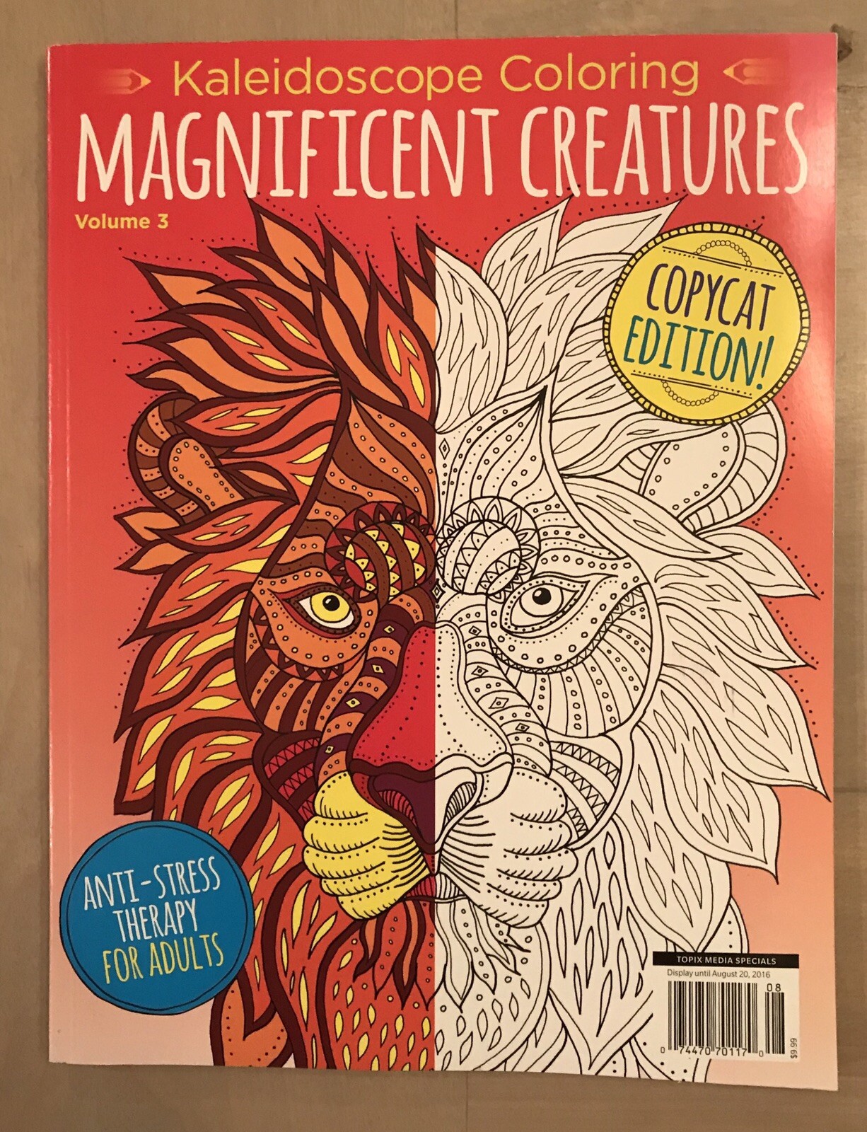 Kaleidoscope Coloring Magnificent Creatures Copycat Vol 3 2016 FREE ...