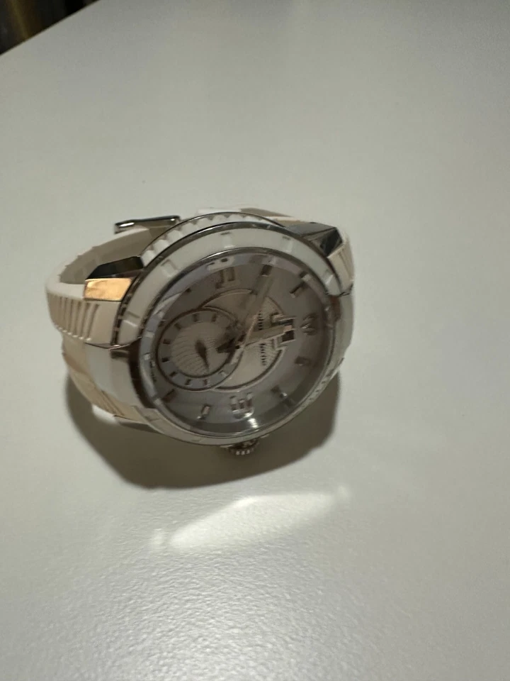 TechnoMarine TM UF6 Colors White Bezel White Silicone Quartz Ladies Watch - Image 2 of 4