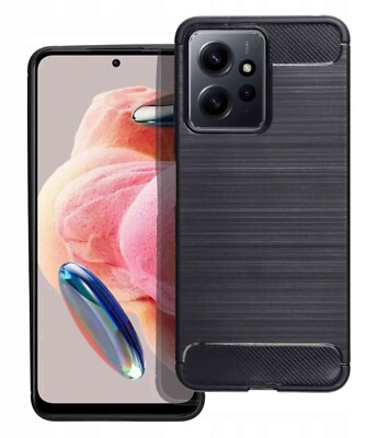 Für Xiaomi Redmi Note 12 4G -  Etui CARBON  Case Schutz Hülle Tasche Handy Cover