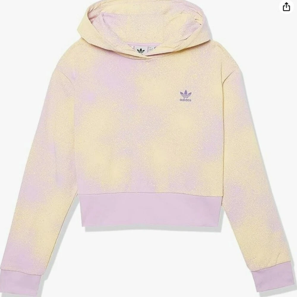 adidas Originals sweat capuche photo pour filles imprim culture lilas presque