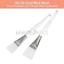 Flat Mask Brush Facial Glycolic Peel Taklon Synthetic Bristle Skin Care
