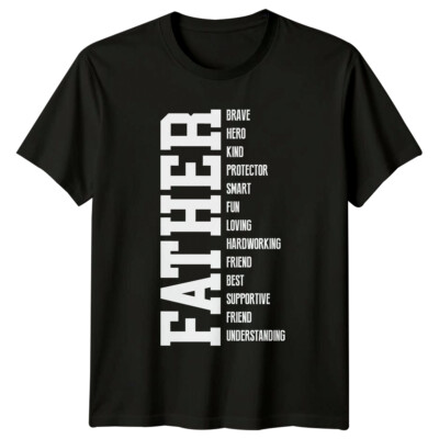 Vater Definition Brave Hero Kind Beschützer T-Shirt Vatertag Geschenk