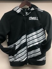 ONEILL BOYS SOFT TOUCH FLEECE SIZE MEDIUM BLACK WARM HOODY