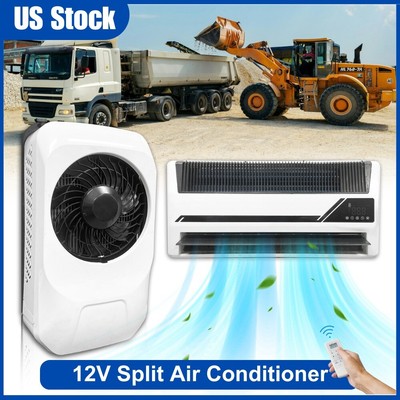 12V RV Air Conditioner Electric AC Split Unit Kit Universal Fits Caravan Truck