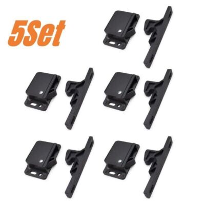 5 Set Grabber Catch 10 LB Cabinet Push-to-Close Latch RV Boat Hardware Well